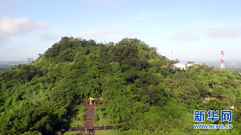 航拍海口石山火山群國(guó)家地質(zhì)公園 